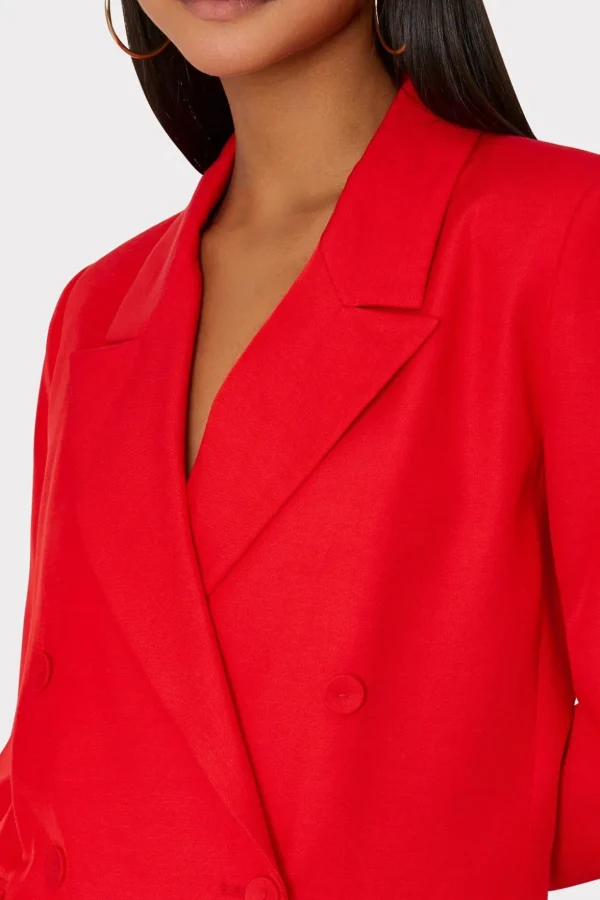 abbi_double_breasted_blaz_2.webp Coats & Jackets-MILLY Abbi Double Breasted Blazer Red