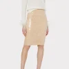 Skirts-MILLY Adley Sequin Skirt Gold