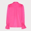 aida_satin_top_2.webp Jumpsuits & Rompers-MILLY Aida Satin Top Milly Pink