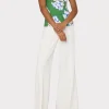 Tops-MILLY Aiden Petals In Bloom Strapless Top Green Multi