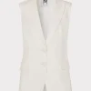 alba_sleeveless_blazer_0-2.webp Jumpsuits & Rompers-MILLY Alba Sleeveless Blazer White