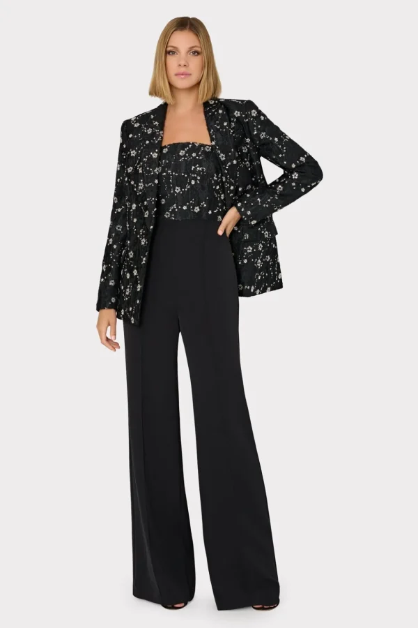 alexa_beaded_blazer_1.webp Coats & Jackets-MILLY Alexa Beaded Blazer Black