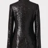 alexa_sequins_blazer_3.webp Coats & Jackets-MILLY Alexa Sequins Blazer Black
