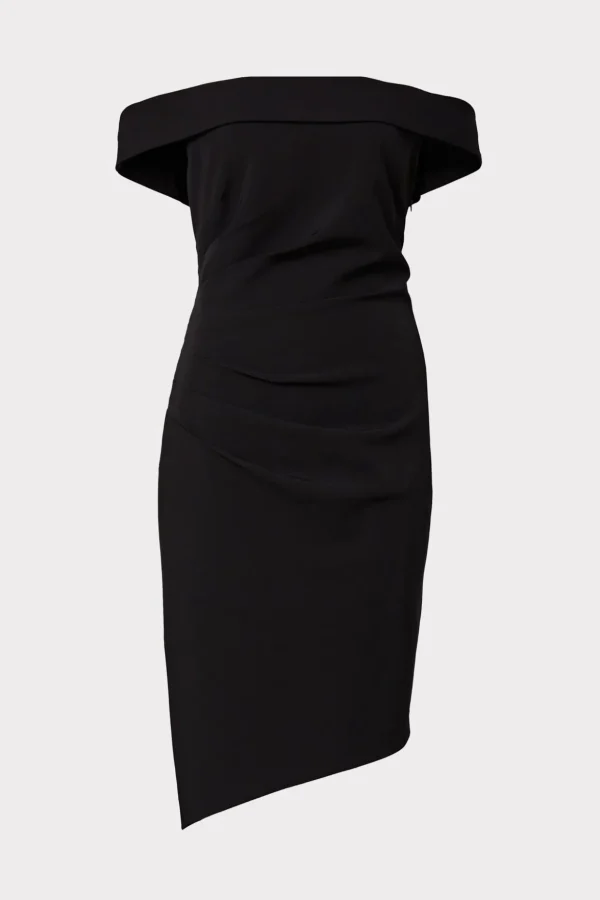 Jumpsuits & Rompers-MILLY Ally Cocktail Dress Black