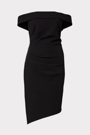 ally_cocktail_dress_0-5.webp Little Black Dresses-MILLY Ally Cocktail Dress Black