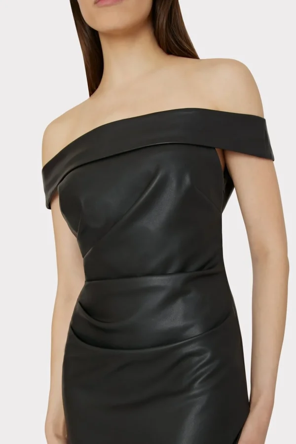 ally_vegan_leather_dress_2.webp Little Black Dresses-MILLY Ally Vegan Leather Dress Black