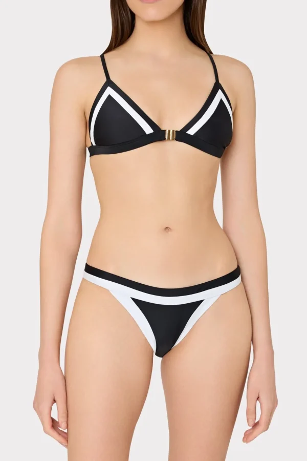 Bikinis-MILLY Amalfi Color Block Bikini Bottom Black Multi
