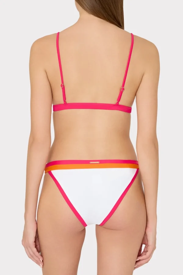 amalfi_color_block_bikini_2-8.webp Jumpsuits & Rompers-MILLY Amalfi Color Block Bikini Bottom Pink Multi
