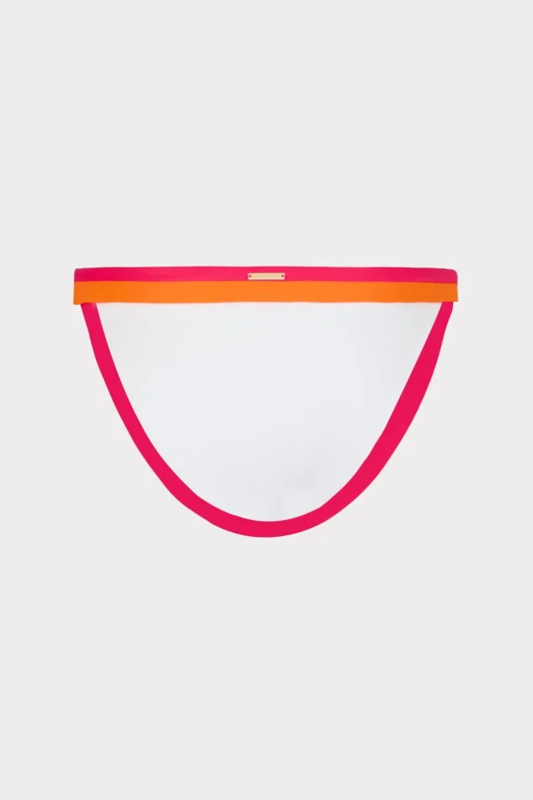 amalfi_color_block_bikini_3-8.webp Jumpsuits & Rompers-MILLY Amalfi Color Block Bikini Bottom Pink Multi