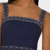 annette_poplin_midi_dress_3.webp Jumpsuits & Rompers-MILLY Annette Poplin Midi Dress Navy