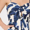Cover-Ups-MILLY Anya Ocean Puzzle Romper Navy Multi