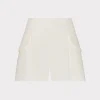 Shorts-MILLY April Cady Shorts Ecru