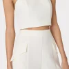 Shorts-MILLY April Cady Shorts Ecru