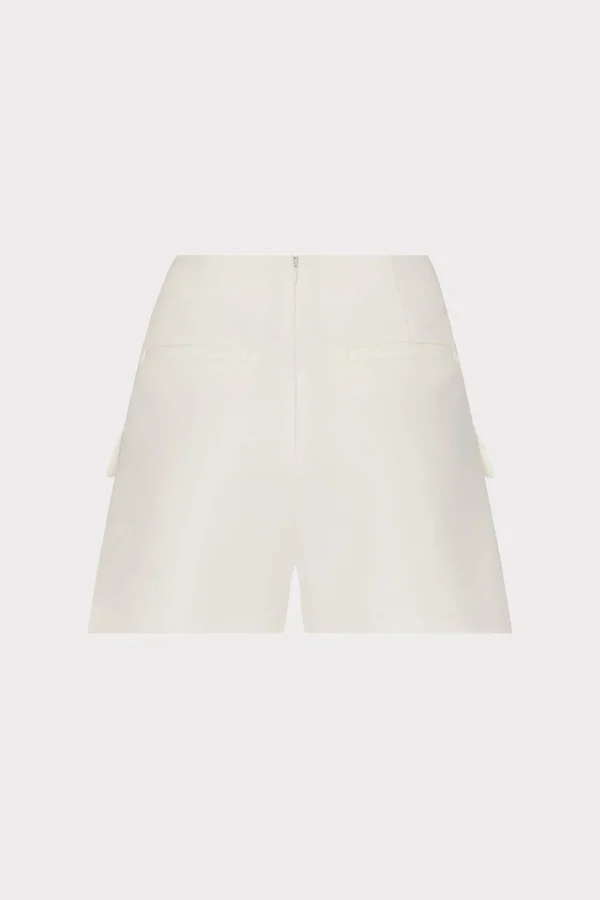Shorts-MILLY April Cady Shorts Ecru