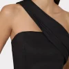 arantza_draped_one_should_2-3.webp Tops-MILLY Arantza Draped One Shoulder Top Black