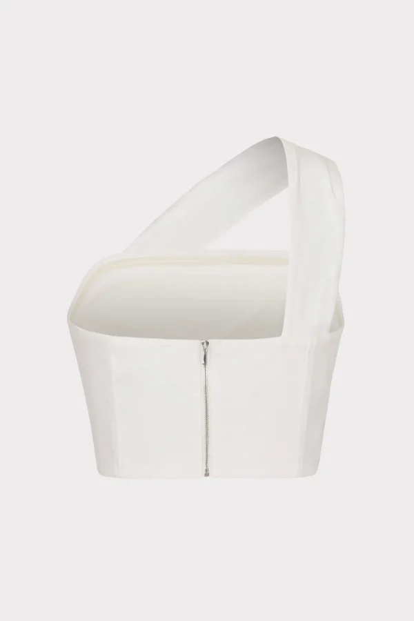 arantza_draped_one_should_3-2.webp Tops-MILLY Arantza Draped One Shoulder Top White