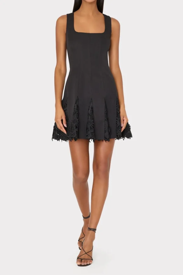 ariel_cady_d_lace_combo_d_1-2.webp Day Dresses-MILLY Ariel Cady 3D Lace Combo Dress Black