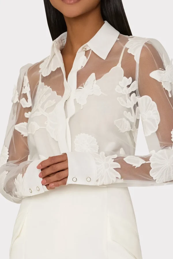 ashley_d_butterfly_embroi_2-1.webp Tops-MILLY Ashley 3D Butterfly Embroidery Blouse White