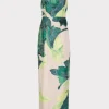 asymetrical_tropical_fore_0-3.webp Cocktail Dresses-MILLY Asymetrical Tropical Forest Jacquard Midi Dress Green Multi