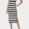asymetrical_zig_zag_midi__1-5.webp Little Black Dresses-MILLY Asymetrical Zig Zag Midi Dress Black/Ecru