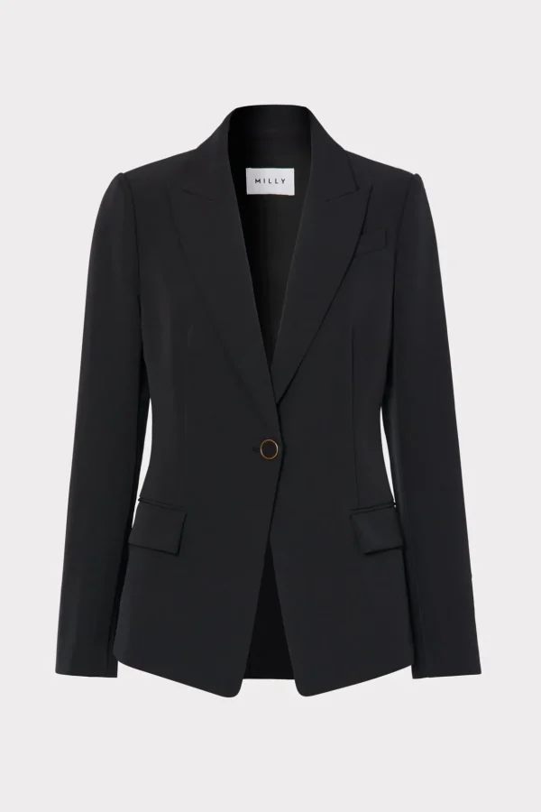 avery_cady_blazer_0-12.webp Matching Sets-MILLY Avery Cady Blazer Black
