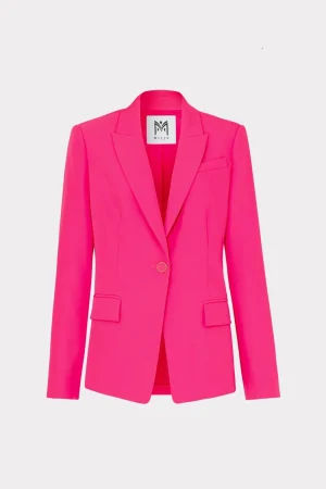 Matching Sets-MILLY Avery Cady Blazer Milly Pink