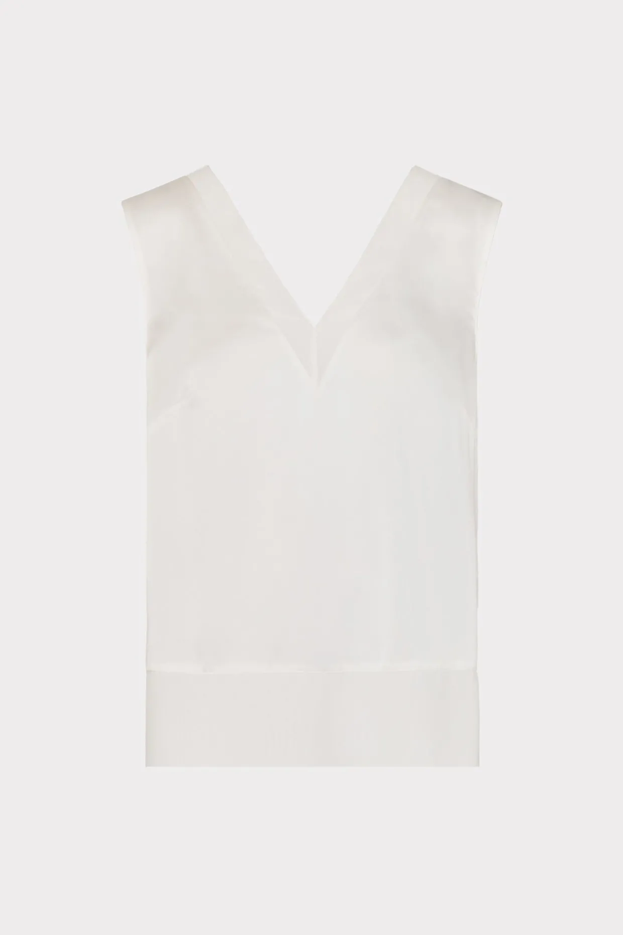 avianna_satin_sleeveless__0.webp Jumpsuits & Rompers-MILLY Avianna Satin Sleeveless Top White