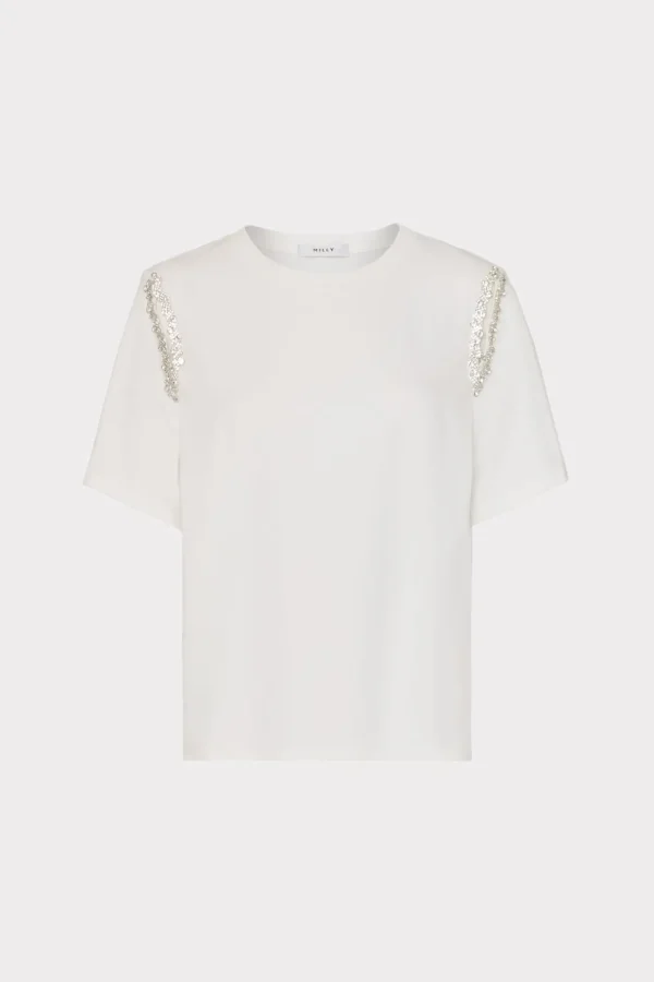 avril_crystal_trim_tee_0-1.webp Jumpsuits & Rompers-MILLY Avril Crystal Trim Tee White