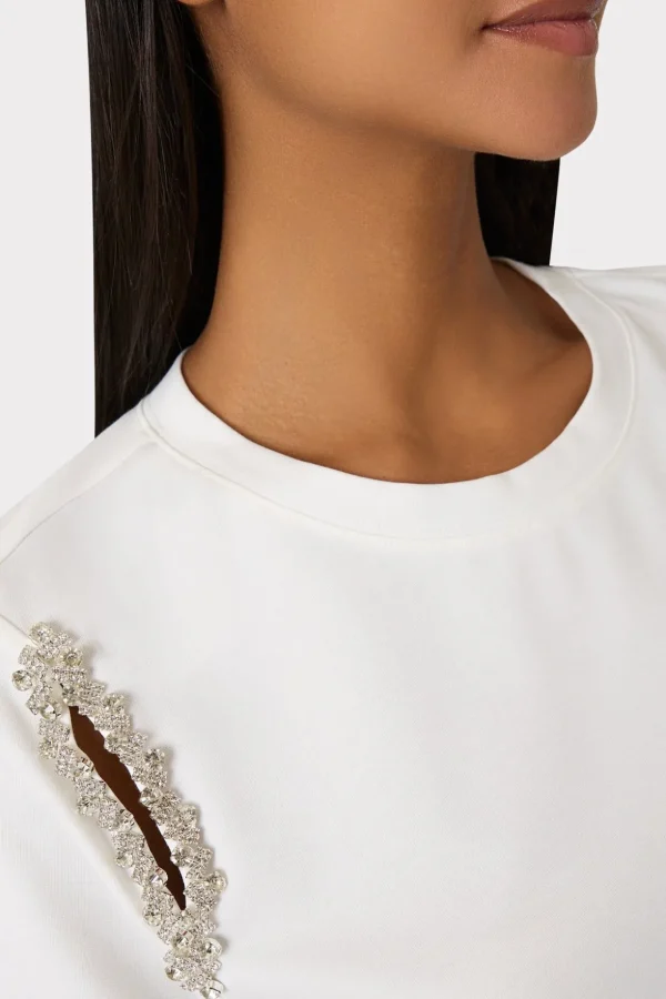 avril_crystal_trim_tee_2-1.webp Jumpsuits & Rompers-MILLY Avril Crystal Trim Tee White