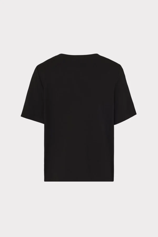 avril_crystal_trim_tee_3.webp Jumpsuits & Rompers-MILLY Avril Crystal Trim Tee Black