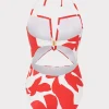 beach_diva_grand_foliage__3.webp One Piece Swimsuits-MILLY Beach Diva Grand Foliage Printed One Piece Red/White