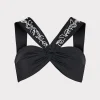 beaded_applique_shoulder__0.webp Jumpsuits & Rompers-MILLY Beaded Applique Shoulder Draped Bikini Top Black