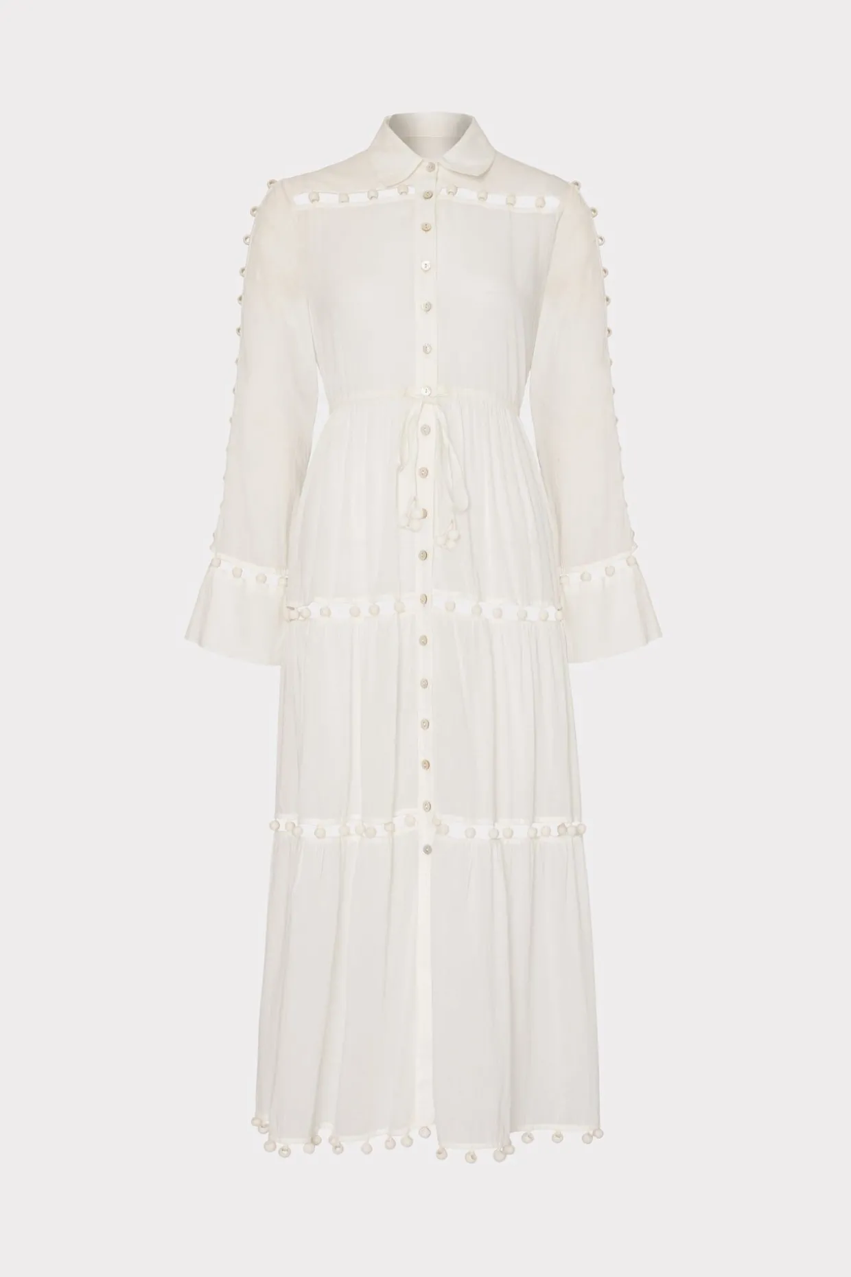 beaded_cotton_voile_cover_0.webp Cover-Ups-MILLY Beaded Cotton Voile Cover-Up Dress White