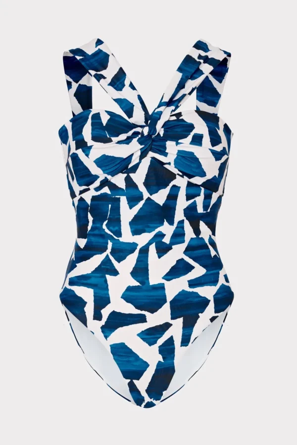 betsy_ocean_puzzle_bandea_0-1.webp Jumpsuits & Rompers-MILLY Betsy Ocean Puzzle Bandeau One Piece Navy Multi