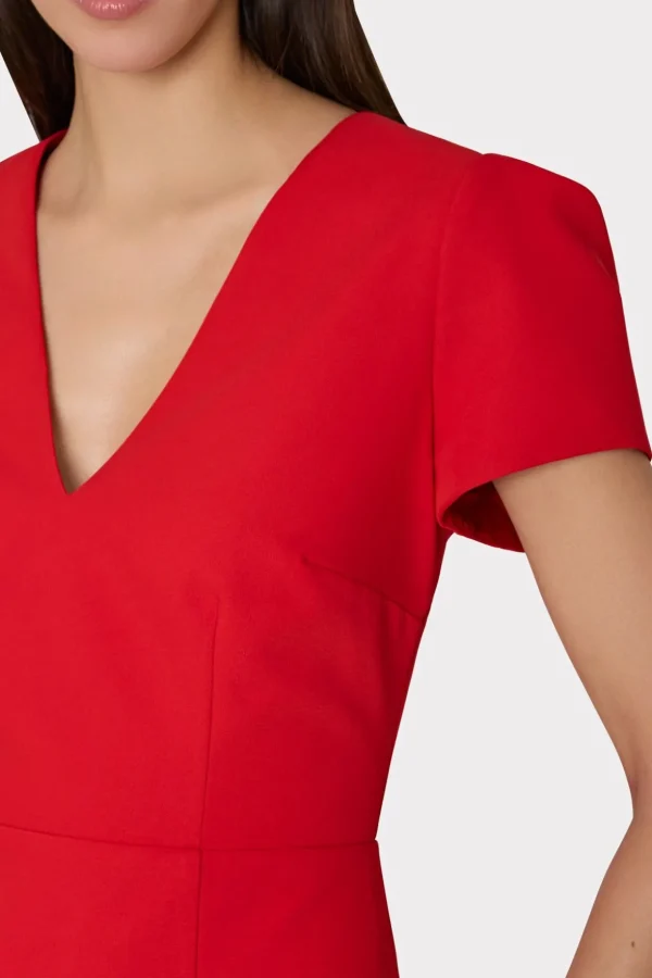 Jumpsuits & Rompers-MILLY Cady Atalie Dress Red