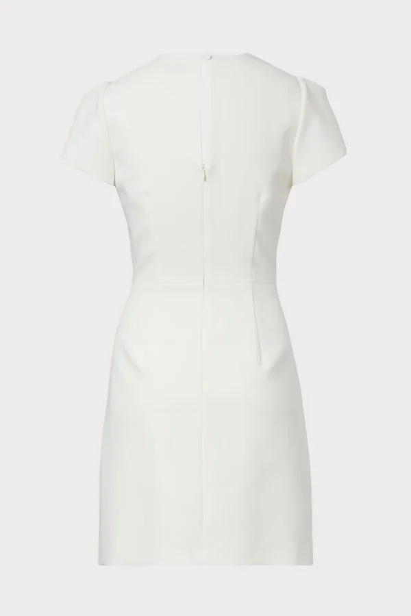White Dresses-MILLY Cady Atalie Dress Ecru