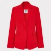 cady_blazer_0-3.webp Matching Sets-MILLY Cady Blazer Red