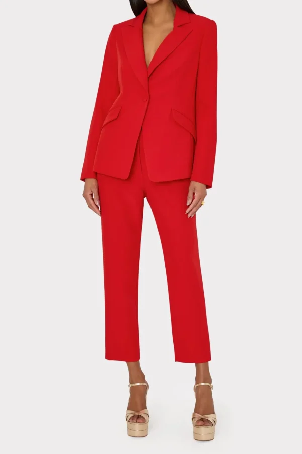 cady_blazer_1-3.webp Matching Sets-MILLY Cady Blazer Red