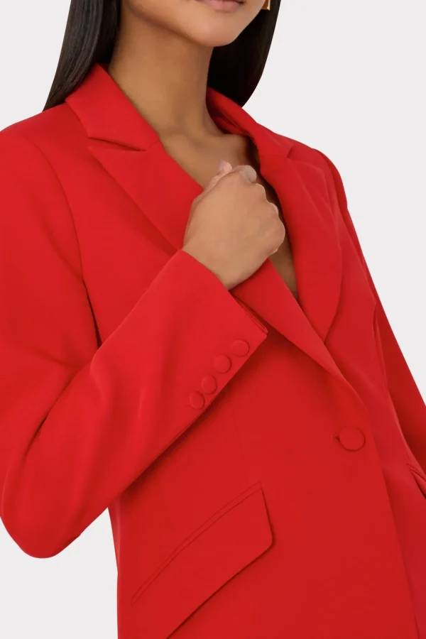 cady_blazer_2-3.webp Matching Sets-MILLY Cady Blazer Red