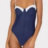 color_block_ruched_one_pi_1-1.webp Jumpsuits & Rompers-MILLY Color Block Ruched One Piece Navy/White