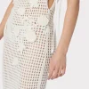 Jumpsuits & Rompers-MILLY Cover-Up Dress With Seashell Crochet Trim Ecru