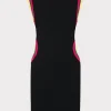 crochet_cut_out_mini_dres_0.webp Jumpsuits & Rompers-MILLY Crochet Cut Out Mini Dress Black Multi
