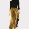 Tops-MILLY Crystal Racer Turtleneck Black