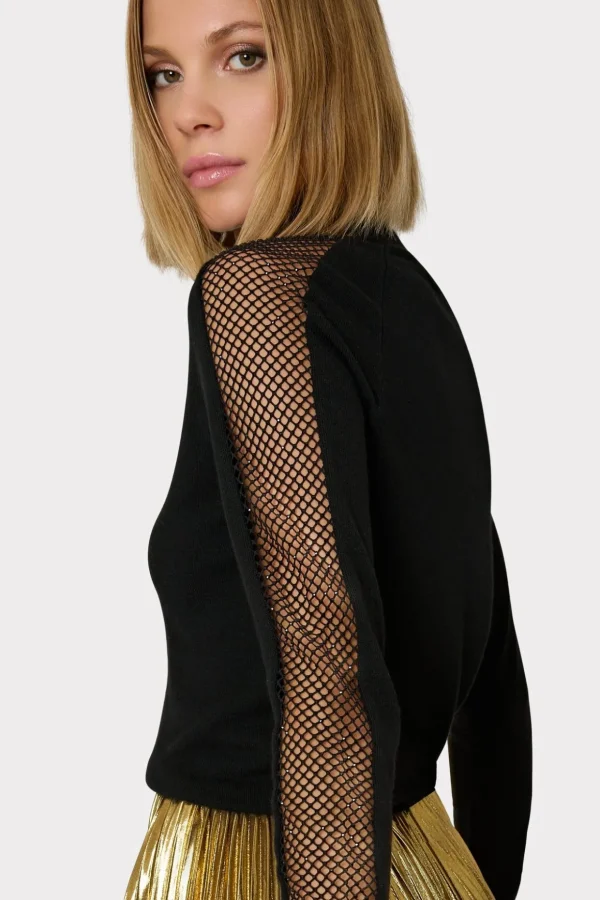 crystal_racer_turtleneck_2-2.webp Sweaters & Knits-MILLY Crystal Racer Turtleneck Black