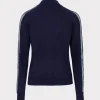 Sweaters & Knits-MILLY Crystal Racer Turtleneck Navy