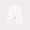 Jumpsuits & Rompers-MILLY 3D Floral Cotton Eyelet Shorts White