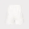Jumpsuits & Rompers-MILLY 3D Floral Cotton Eyelet Shorts White