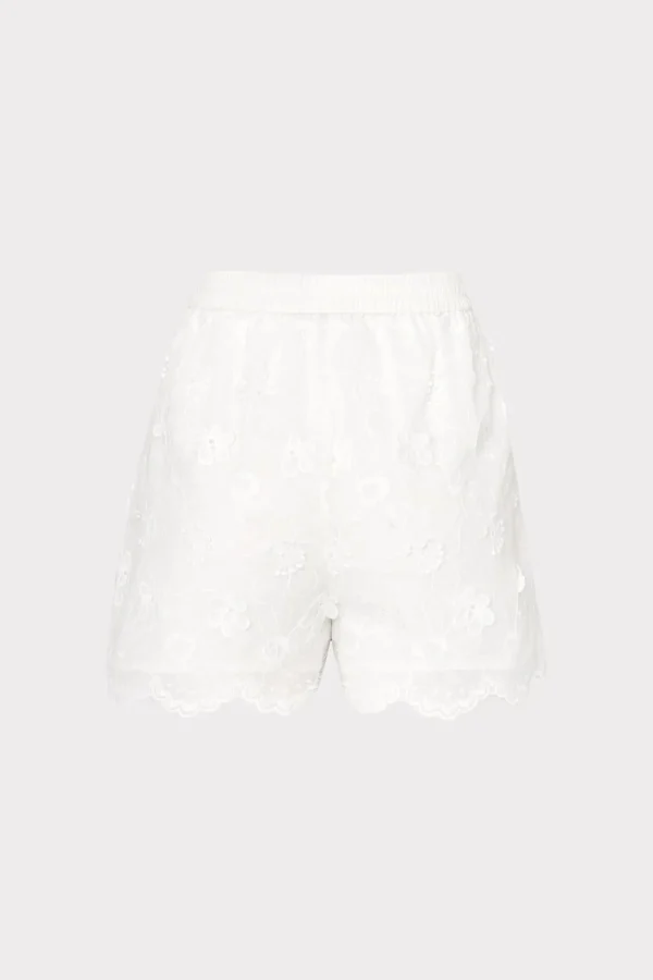 d_floral_cotton_eyelet_sh_3.webp Cover-Ups-MILLY 3D Floral Cotton Eyelet Shorts White