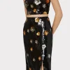 d_floral_sequins_skirt_2.webp Skirts-MILLY 3D Floral Sequins Skirt Black Multi