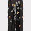 d_floral_sequins_skirt_3.webp Skirts-MILLY 3D Floral Sequins Skirt Black Multi